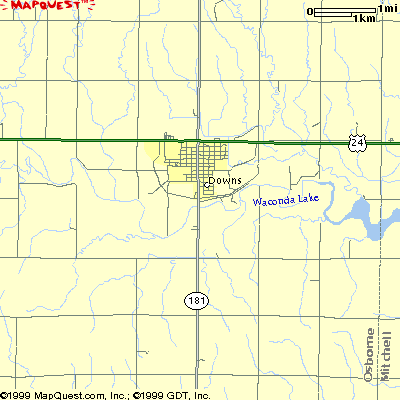 Downs Map
