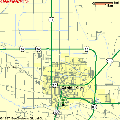 Garden City map