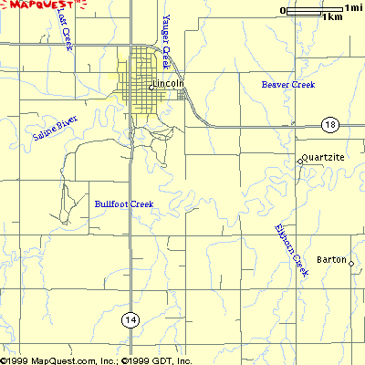 Lincoln map