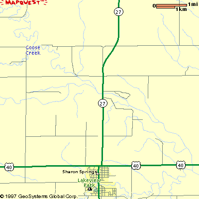 Sharon Springs map