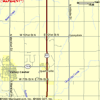 Valley Center map