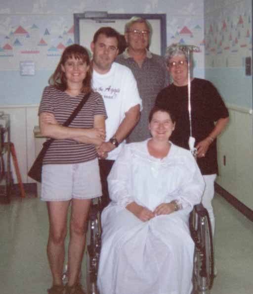 The Hook Family at the hospital